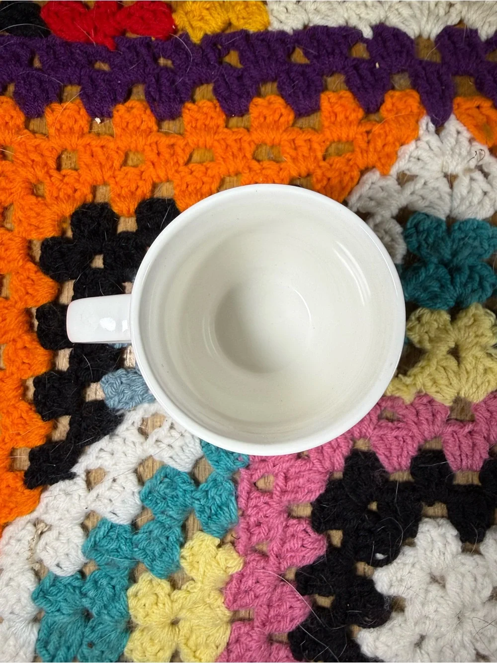 IKEA White Ceramic Mug with Handle